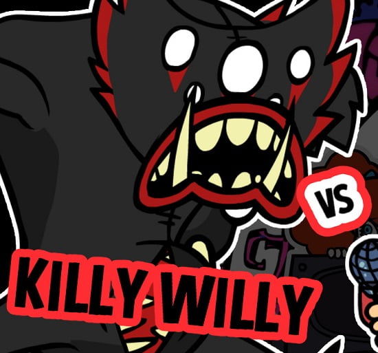 FNF: Player vs Killy WIlly (Poppy Playtime) FNF mod game play online, pc  download