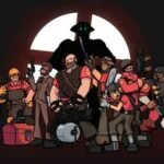 FNF contra Team Fortress 2 (Mann Co)