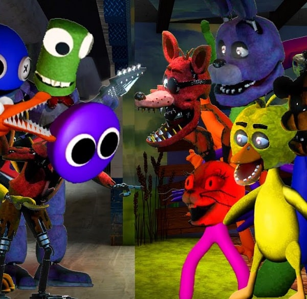 FIVE NIGHTS AT RAINBOW FRIENDS Online 