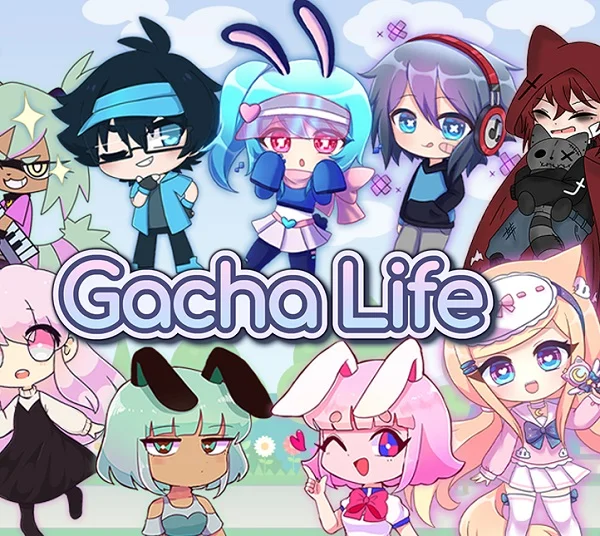 Gacha life series-urso mágico menina kaya caminhadas ao ar livre