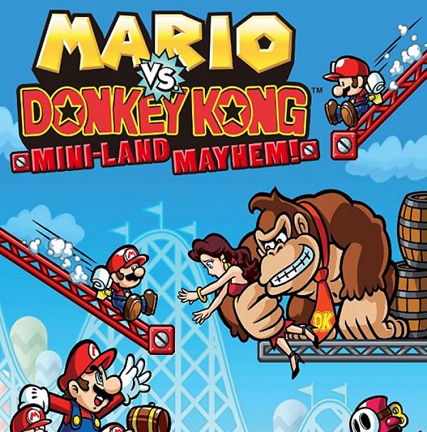 Игра mario vs donkey kong. Mario vs Donkey Kong Mini Land Mayhem. Марио против донки Конга. Обложка Mario vs. Donkey Kong. Mario IV Donkey Kong игра.