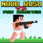 Noob Rush vs Pro Monsters