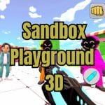 Sandkastenspielplatz 3D