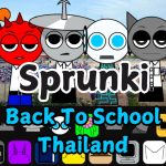 Sprunki, aber zurück zur Schule Thailand