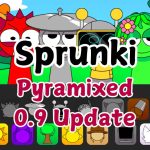 Оновлення Sprunki Pyramixed 0.9