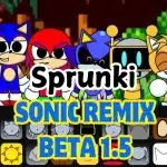 Sprunki Sonic Remix Beta 1.5