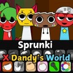 Sprunki X El mundo de Dandy