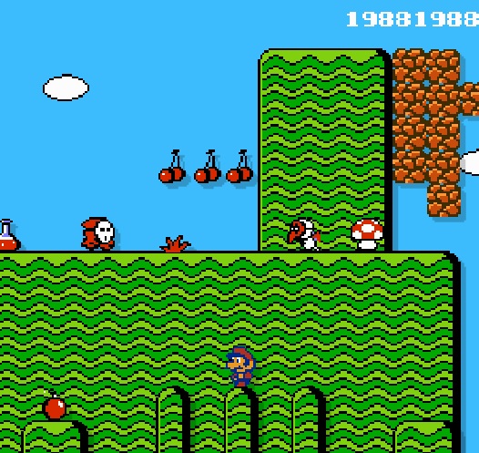 Super Mario Bros 2 (Different Levels)