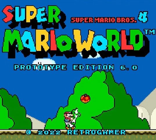 SUPER MARIO WORLD: PROTOTYPE EDITION free online game on